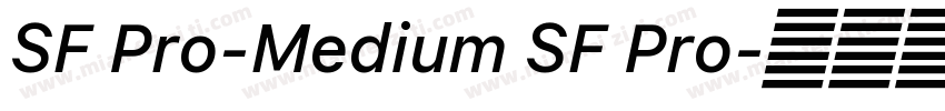 SF Pro-Medium SF Pro字体转换